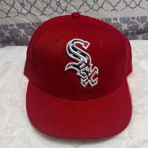 New Era Red white and blue white Sox hat
